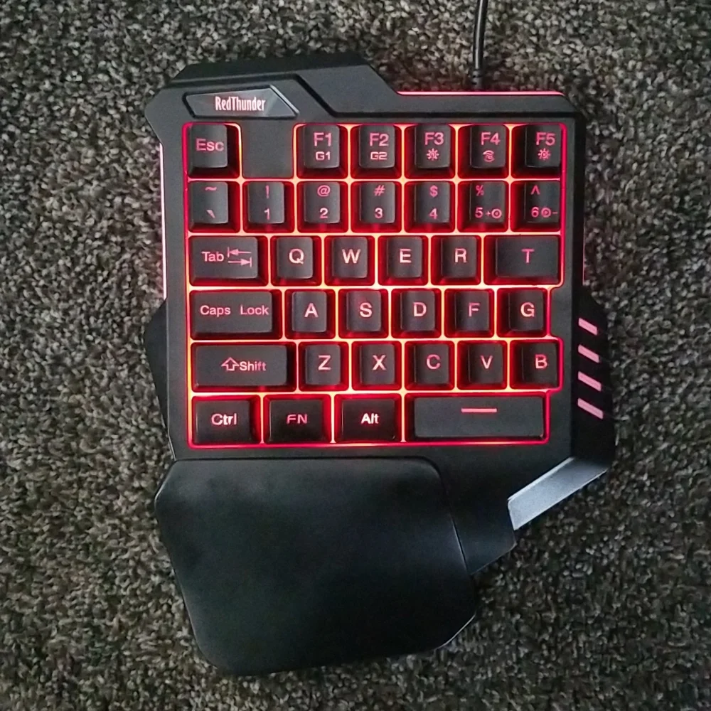 Red Thunder Gaming Computer Keyboard